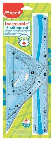 Vonalzó készlet 4 db-os - Maped Flex