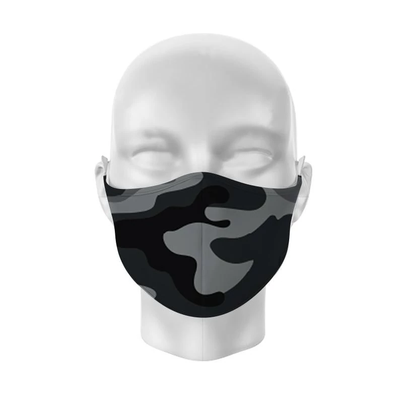 Szájmaszk 2 rétegű - tinédzser felnőtt méret (12 éves kortól) - Military terepmintás