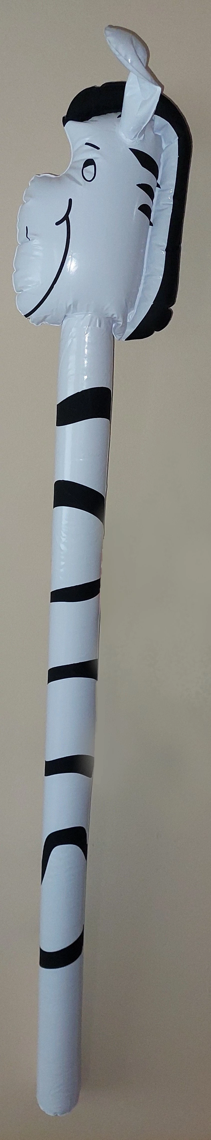 Zebra lufi felfújható party rúd 120 cm