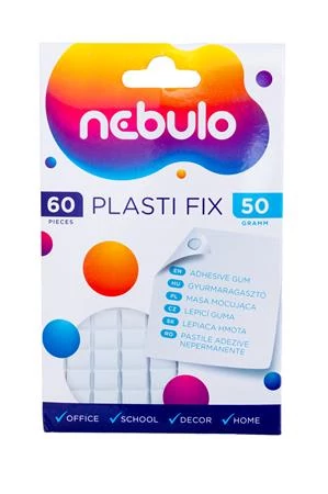 Gyurmaragasztó Nebuló Plasti Fix - 60 kocka / csomag