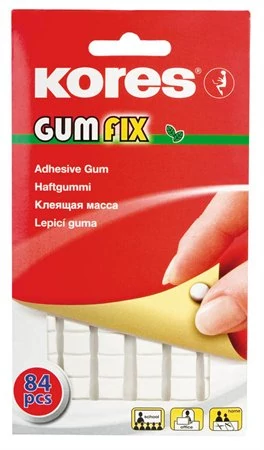 Gyurmaragasztó Kores Gum Fix - 84 kocka / csomag